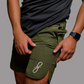 Athlete Army Green Shorts