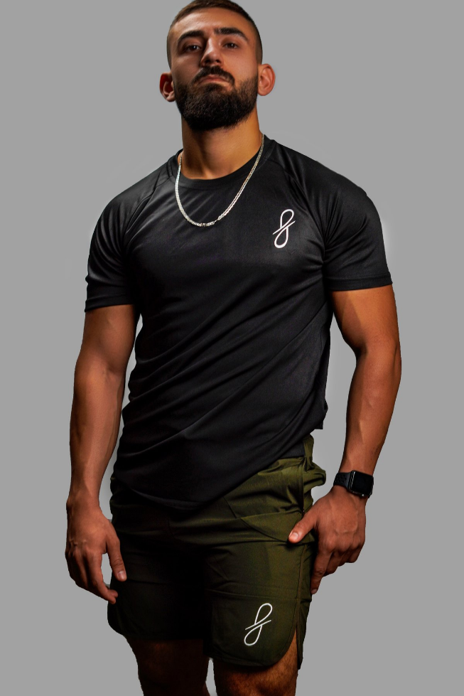 Athlete Black T-Shirt